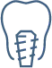 Dental implant icon