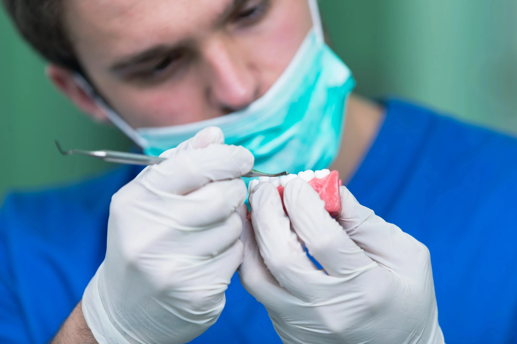 dentist creating dentures in Henrico